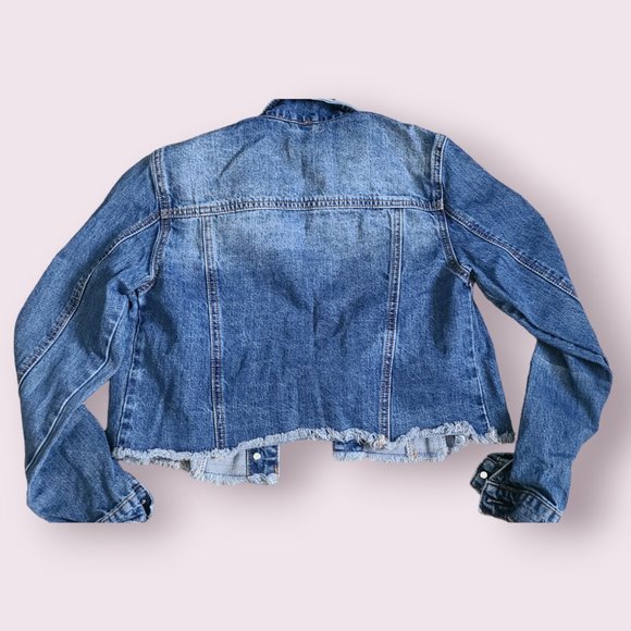 Cropped Denim Jacket - Picture 2 of 3